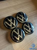 ORIGINELE VW Volkswagen naafkap naafdop set zwart, Auto diversen, Wieldoppen, Gebruikt, Ophalen of Verzenden