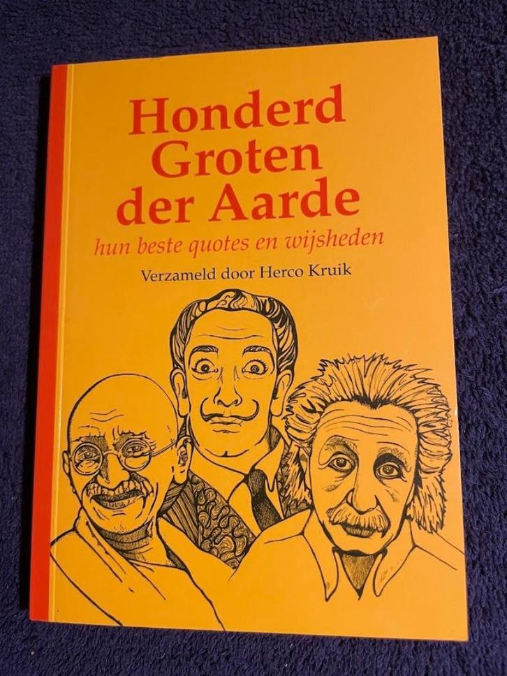 Boek: Honderd Groten der Aarde – Herco Kruik., Boeken, Overige Boeken, Zo goed als nieuw, Ophalen of Verzenden