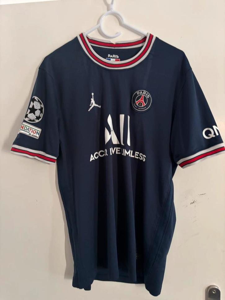 Mbappe shirt 2021, Sport en Fitness, Voetbal, Zo goed als nieuw, Shirt, Maat L, Ophalen of Verzenden