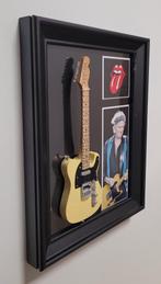 Keith Richards Rolling Stones lijst met mini gitaar deco, Verzamelen, Info@deconoord.nl, Deco Noord, Nieuw, Ophalen of Verzenden