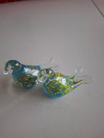 2 glazen vogeltjes., Huis en Inrichting, Ophalen of Verzenden