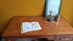 Vintage eiken bureau met ladeblok, 4 lades, desk, lessenaar, Ophalen, Gebruikt, Vintage, Nvt