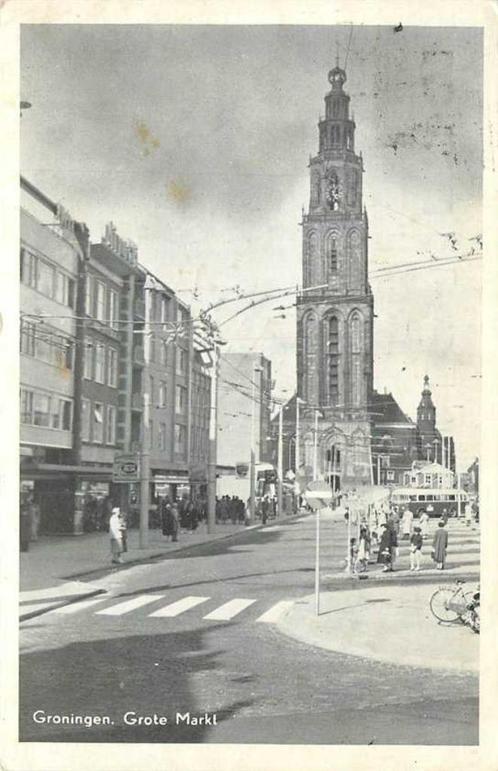 (300-006-039) Groningen Grote Markt, Verzamelen, Ansichtkaarten | Nederland, Groningen, Verzenden