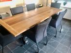 Mahonie Eetkamertafel - 242cm - Wegens Verhuizing, Ophalen, Gebruikt, 200 cm of meer, 50 tot 100 cm