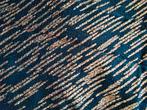 Goud glitter zwart stof 214 cm x 215 cm, Ophalen
