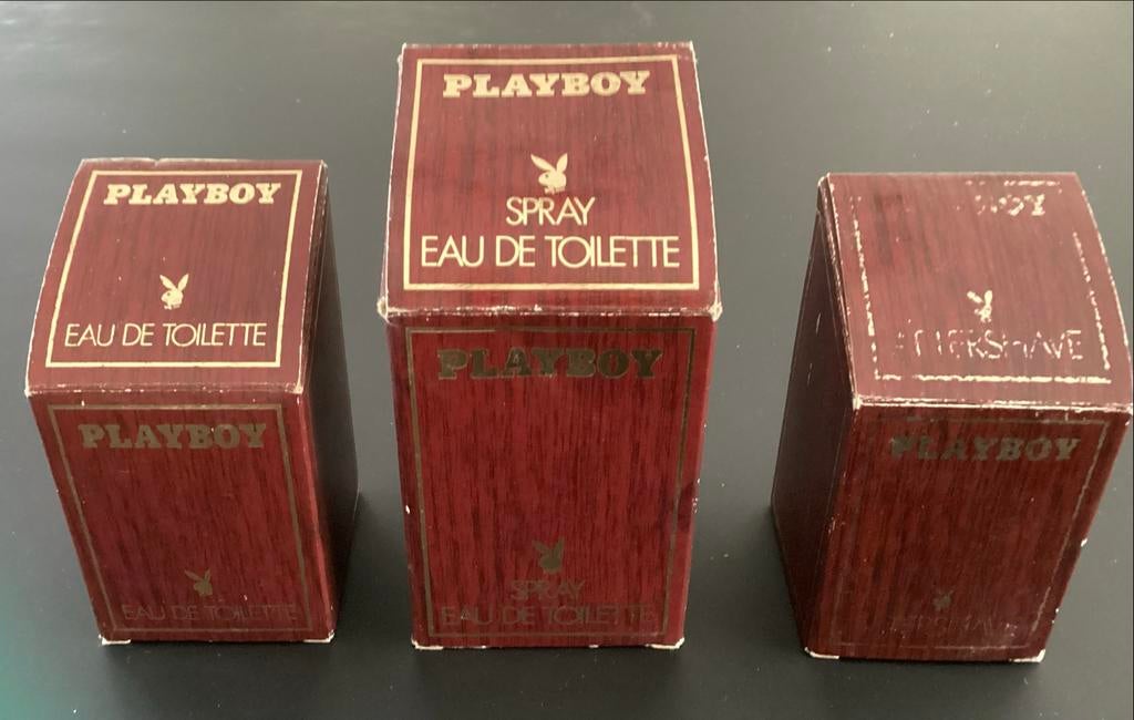 Playboy eau de toilette en aftersave, uit 1953 nieuw., Ophalen of Verzenden, Nieuw, Miniatuur