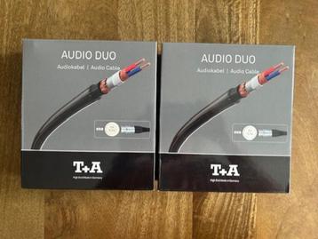 T&A Audio Duo Carbon kabel 2 x 0,7 m beschikbaar voor biedingen