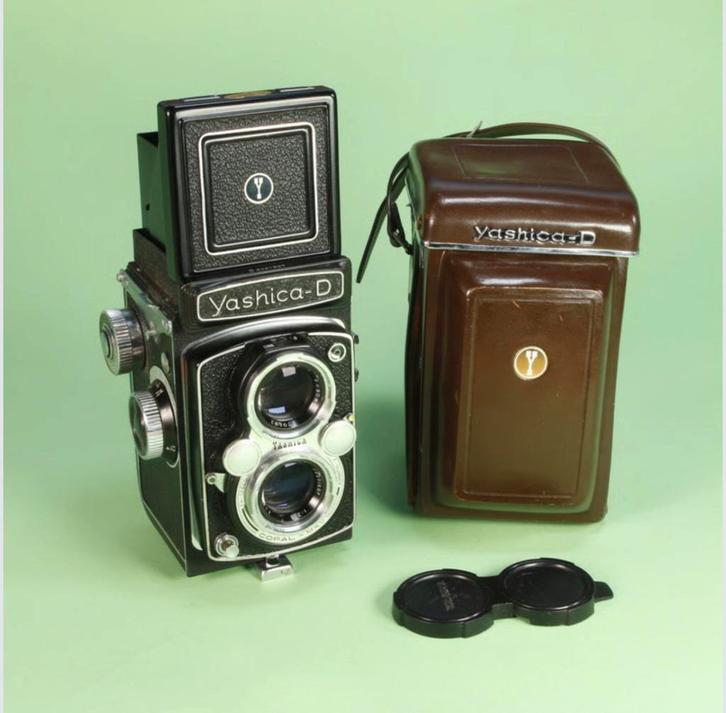 Yashica -D camera, Audio, Tv en Foto, Fotocamera's Analoog, Zo goed als nieuw, Compact, Overige Merken, Ophalen of Verzenden