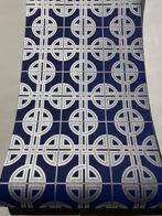 Vliesbehang Asian Lattice - Sky €7,50 per rol., Ophalen of Verzenden, 25 tot 50 m², Blauw