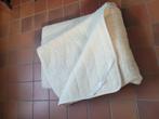Schapenwollen onderdeken, Huis en Inrichting, Gebruikt, Beige, Overige typen, Tweepersoons