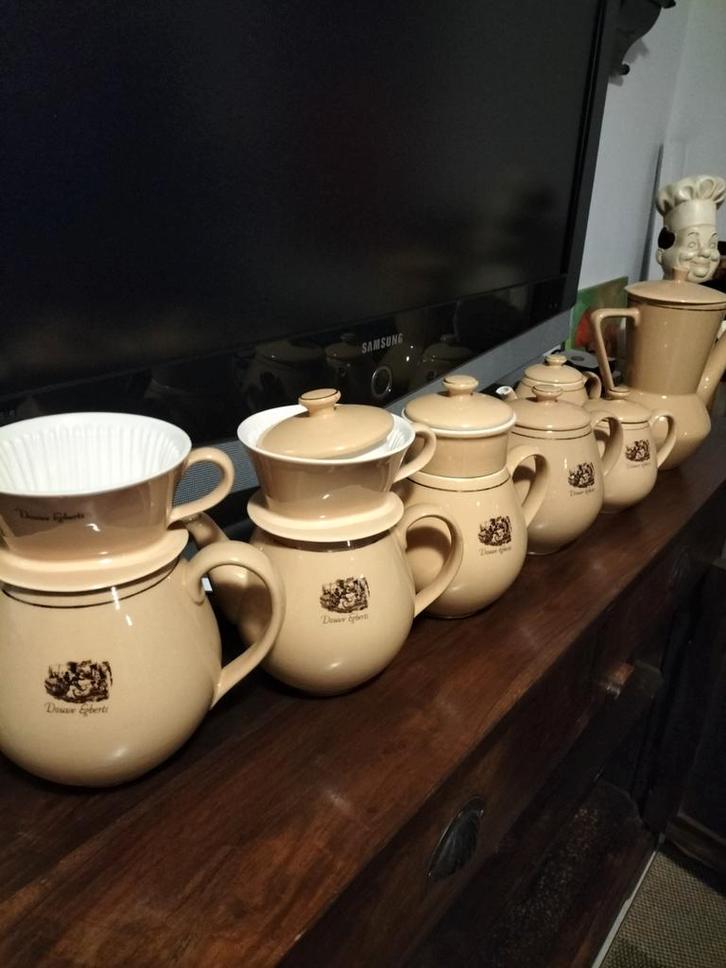 Douwe Egberts Koffiepotten Collectie vintage, Verzamelen, Merken en Reclamevoorwerpen, Gebruikt, Overige typen, Ophalen of Verzenden