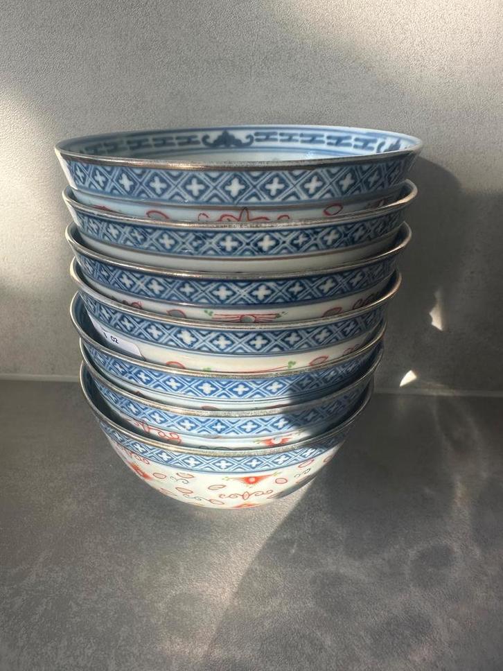 Chinese blauwe porselen, Huis en Inrichting, Keuken | Servies, Kom(men), Overige stijlen, Porselein, Ophalen