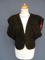 COCO AMOUR maat L, VINTAGE bont giletvest., Bruin, Maat 42/44 (L), Ophalen of Verzenden, Zo goed als nieuw