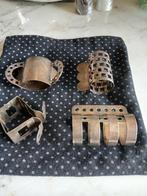 Memphis Servetringen, verzilverd, Huis en Inrichting, Woonaccessoires | Overige, Ophalen of Verzenden, Gebruikt