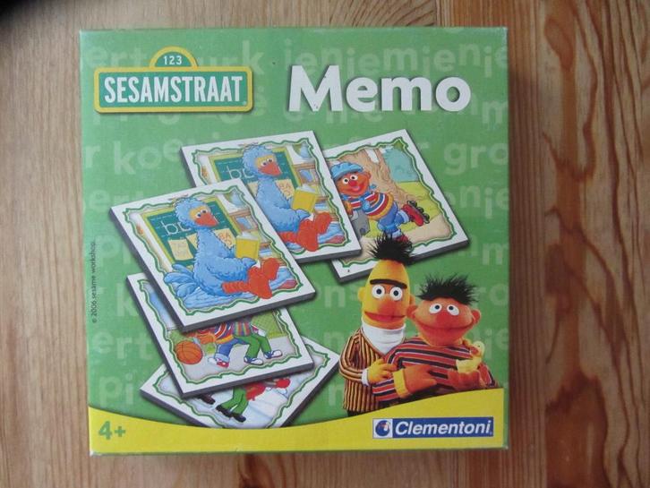 Sesamstraat memory, Kinderen en Baby's, Speelgoed | Educatief en Creatief, Zo goed als nieuw, Ophalen of Verzenden