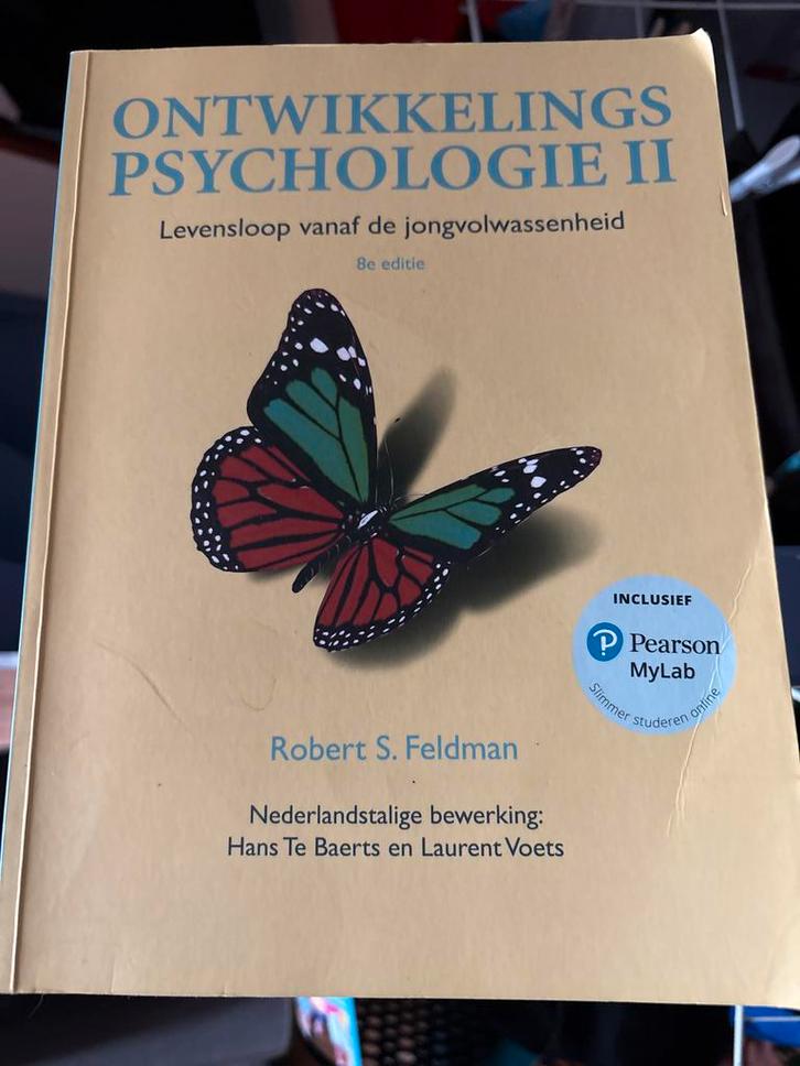 Ontwikkelingspsychologie II - Feldman, Boeken, Studieboeken en Cursussen, Zo goed als nieuw, HBO, Alpha, Ophalen of Verzenden