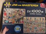 Jan van Haasteren - 2x 1000 stukjes, Ophalen, 500 t/m 1500 stukjes, Zo goed als nieuw