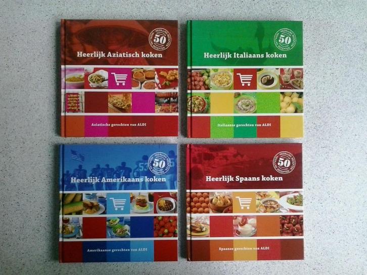 4 leuke ALDI kookboekjes, Boeken, Kookboeken, Zo goed als nieuw, Ophalen of Verzenden