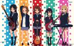 Japanse k-on poppen en figuurtjes te koop. Gekocht in japan., Verzamelen, Poppetjes en Figuurtjes, Gebruikt, Ophalen