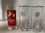 6 st COCA COLA glazen plus - RVS shaker Coca Cola, Verzamelen, Ophalen of Verzenden, Zo goed als nieuw, Frisdrankglas