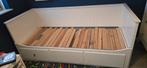 Ikea Hemnes bedbank wit 90x200, Ophalen, 90 cm, Eenpersoons, Wit