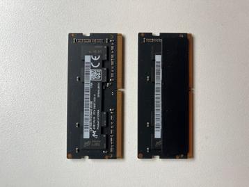 2x 4GB Micron DDR4 Laptop RAM – 2400MHz SODIMM (Total 8GB) beschikbaar voor biedingen