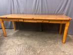 Grote Grenen Boerentafel / Eetkamertafel - 230cm, Ophalen