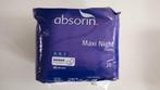 12 pakken inlegverband incontinentie Absorin Maxi Night, Ophalen, Nieuw
