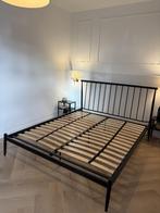Metal bed frame - 160x200 - Made .com, Ophalen, Gebruikt, Zwart, Tweepersoons
