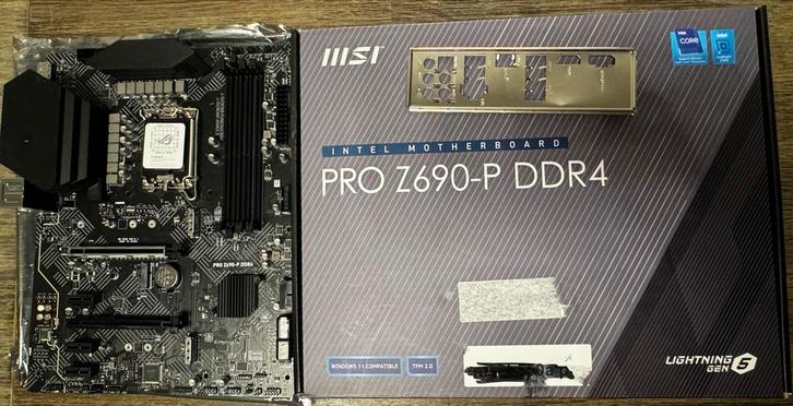 MSI PRO Z690-P DDR4 Moederbord, Computers en Software, Moederborden, Nieuw, Intel, DDR4, Ophalen