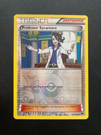 Professor Sycamore Reverse Holo Pokémon XY Breakpoint 2016, Ophalen of Verzenden, Zo goed als nieuw, Losse kaart, Foil
