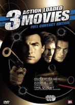 3 Movies-Full Contact Front DVD 3 X DVD Metalcase Box, Cd's en Dvd's, Vanaf 12 jaar, Zo goed als nieuw, Actie, Verzenden
