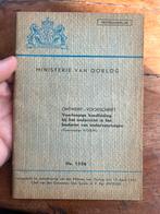 KL KNIL Voorschrift Chauffeur Motorvoertuigen AAT 1947, Verzenden, Nederland, Embleem of Badge