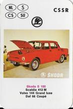 A621 autokaartje skoda s 100, Verzamelen, Ophalen of Verzenden, Zo goed als nieuw, Auto's