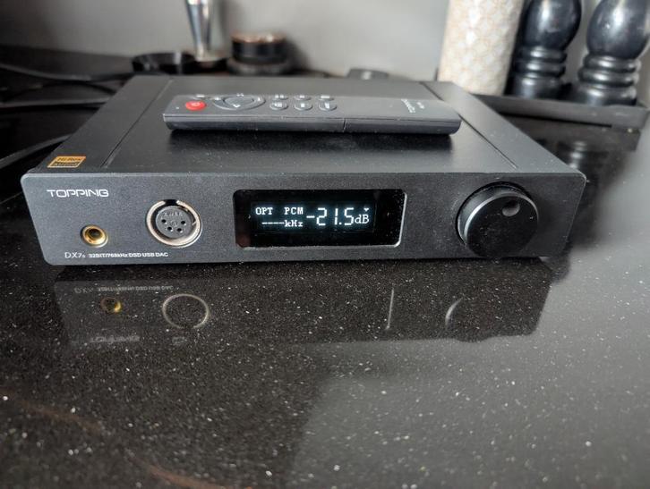 Topping DX7s DAC, Audio, Tv en Foto, Converters, Zo goed als nieuw, Ophalen of Verzenden