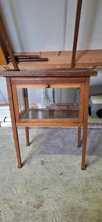 Vintage Theekastje, Huis en Inrichting, Minder dan 50 cm, Eikenhout, Vintage, Ophalen of Verzenden