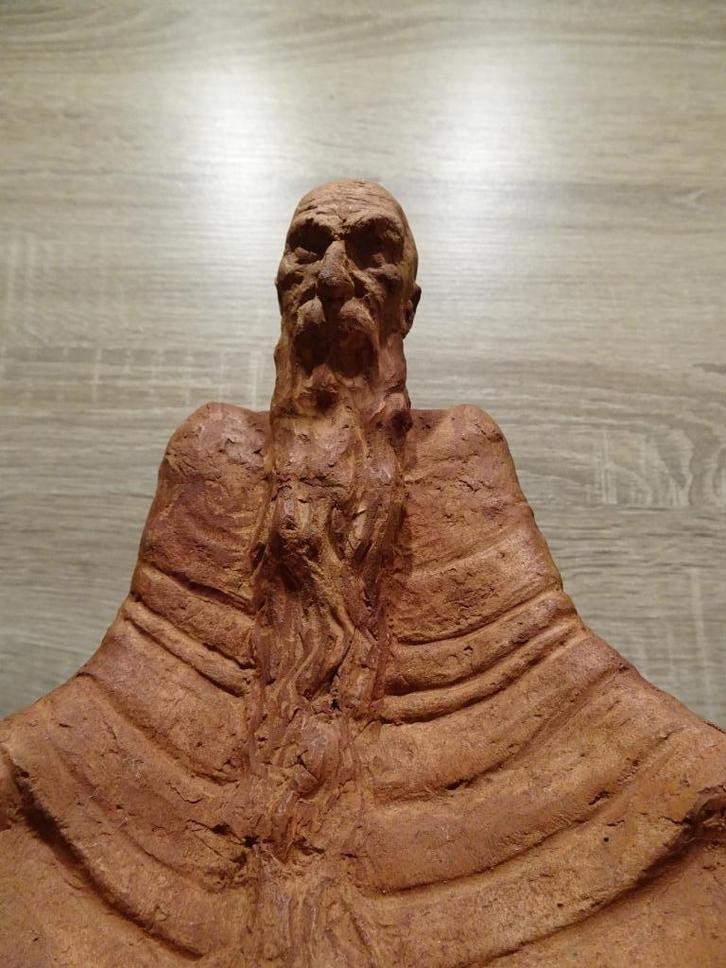 Mooie kom met oosterse figuur gesigneerd, Antiek en Kunst, Kunst | Beelden en Houtsnijwerken, Ophalen of Verzenden