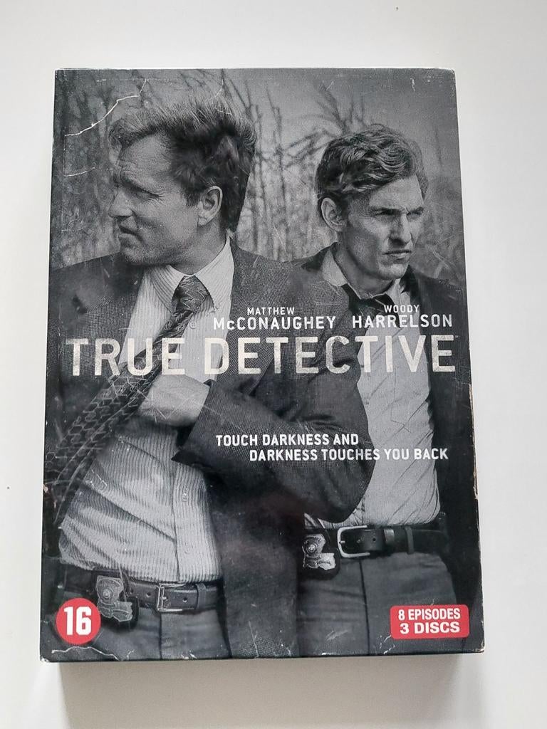 3 DVD's True detective, Vanaf 16 jaar, Ophalen of Verzenden, Gebruikt, Overige genres