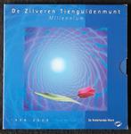 Nederland 10 gulden Millennium FDC 1999 in blister, Postzegels en Munten, Setje, Koningin Beatrix, Zilver, Ophalen of Verzenden