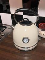 Bourgini nostalgic thermo kettle 1,7L waterkoker retro crème, Witgoed en Apparatuur, Waterkokers, 1 tot 2 liter, Ophalen of Verzenden