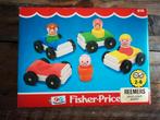 Fisher Price Family Auto set #875, complete set in doos, Ophalen of Verzenden, Gebruikt, Overige typen