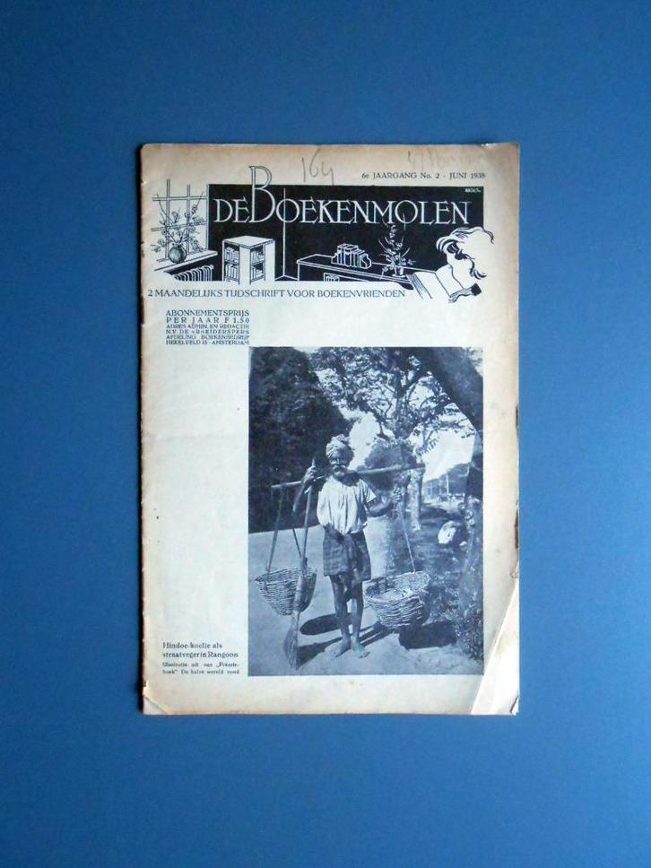 De Boekenmolen Jaargang 6 No. 2 - juni 1938, Boeken, Tijdschriften en Kranten, Gelezen, Overige typen, Ophalen of Verzenden