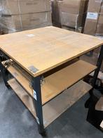 Werktafel magazijn tafel mobiel 115x115 cm.  69,99 euro, F, Nieuw, Ophalen of Verzenden, S