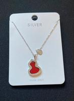 Zilver agaat ketting, Ophalen of Verzenden, Nieuw, Zilver, Zilver