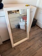 Witte spiegel 60x100cm - Gebruikt, Huis en Inrichting, Woonaccessoires | Spiegels, Ophalen, Gebruikt