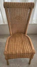 Rieten stoelen 4x Rieten Rotanstoellen eetkamerstoelen, Antiek en Kunst, Antiek | Meubels | Stoelen en Banken, Ophalen