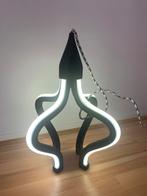 Decoratieve neonlamp in de vorm van een octopus, Ophalen of Verzenden, Zo goed als nieuw