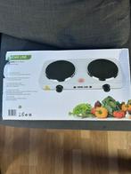 Nieuwe kookplaat 2 pits op 220 volt, Witgoed en Apparatuur, Kookplaten, Verzenden, 3 kookzones of minder, Zo goed als nieuw, Vrijstaand