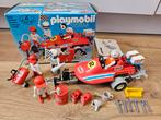 Playmobil 3538 speedboot en trailer - vintage met doos, Ophalen of Verzenden, Zo goed als nieuw, Complete set