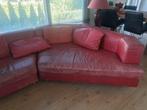 Rolf Benz hoekbank leer, Huis en Inrichting, Ophalen, Gebruikt, Leer